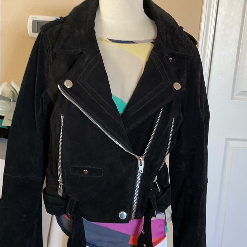 BLANKNYG  Blank N Y C Genuine suede moto Jacket